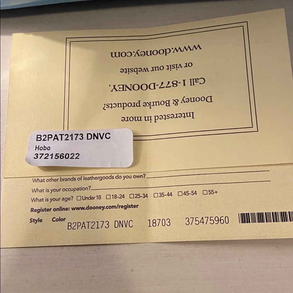 Dooney & Bourke Hobo Shoulder Bag Denim Blue Patent Leather New - Picture 13 of 15